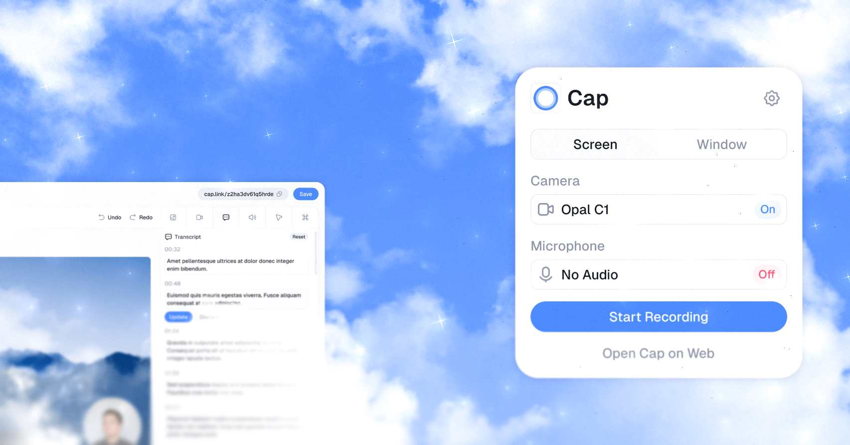 https://github.com/CapSoftware/Cap/blob/HEAD/Cap app preview