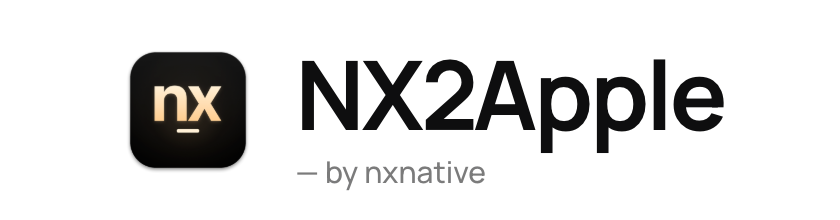 https://github.com/LNPANDY/NX2Apple/blob/HEAD/NX2Apple, by nxnative