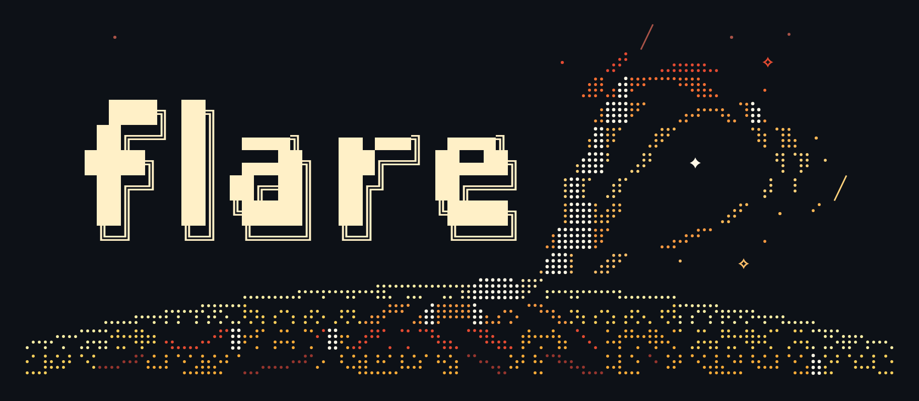 https://github.com/NVIDIA/local-inference/blob/HEAD/Flare — ASCII wordmark above a solar flare