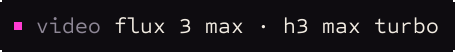 https://github.com/blendi-remade/prompt2rig/blob/HEAD/video: flux 3 max · h3 max turbo