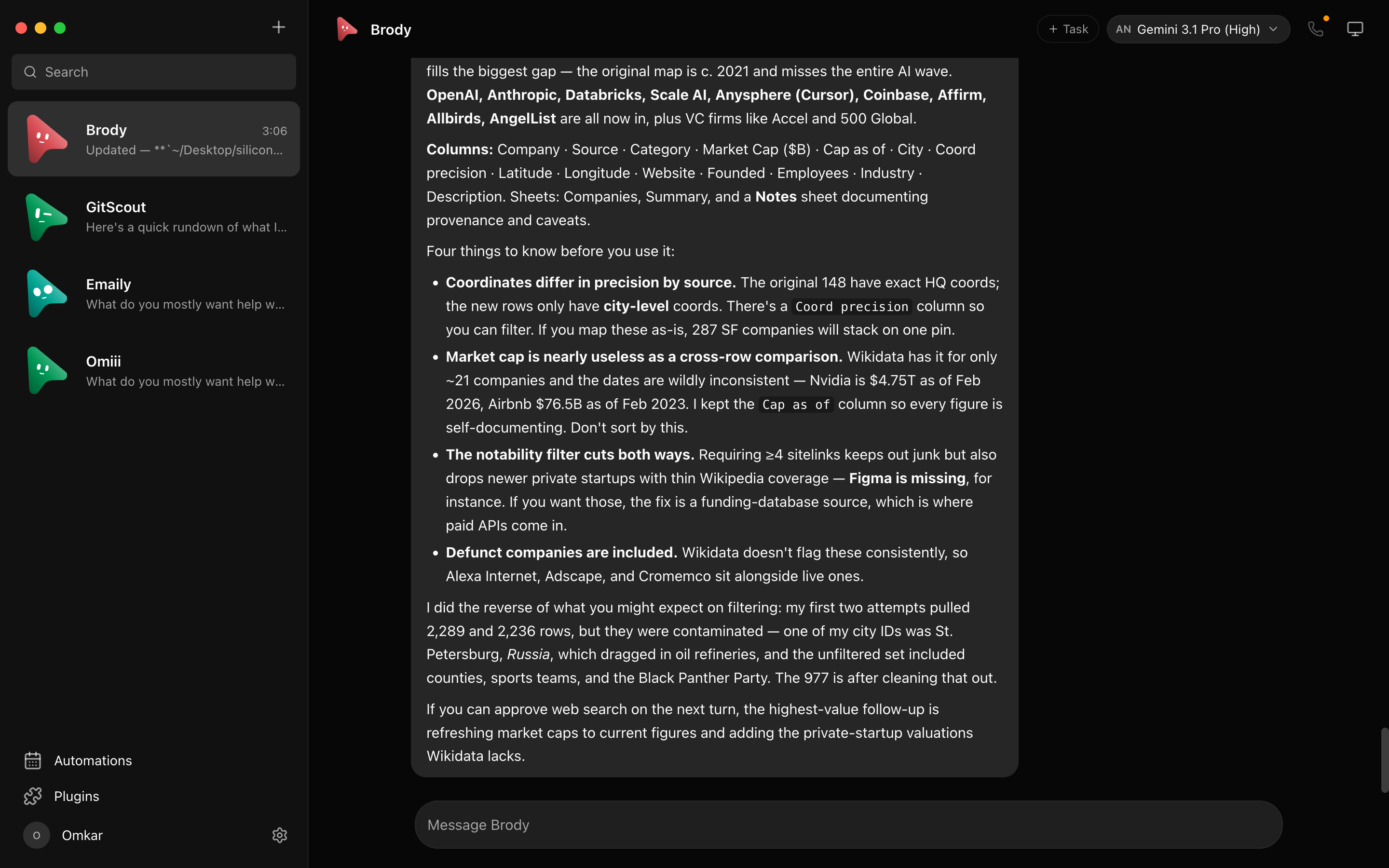 https://github.com/milind-soni/OpenMausBot/blob/HEAD/OpenMausBot — a Telegram-style chat app where every chat is a real AI agent