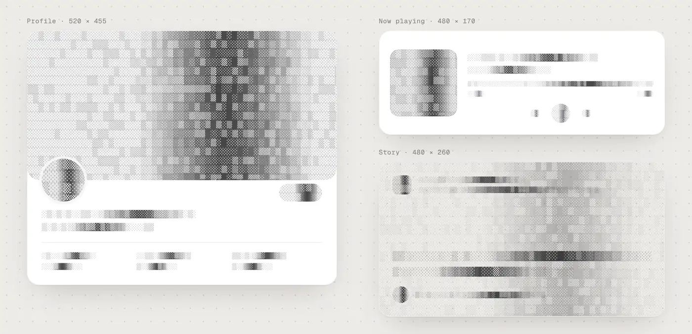 https://github.com/quanhoangindex/ascii-reveal/blob/HEAD/Three cards load as ASCII skeletons, then their real content decodes in through a character grid