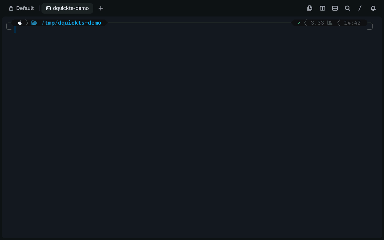 qjs --drepl: TypeScript declarations survive quitting and restarting the REPL