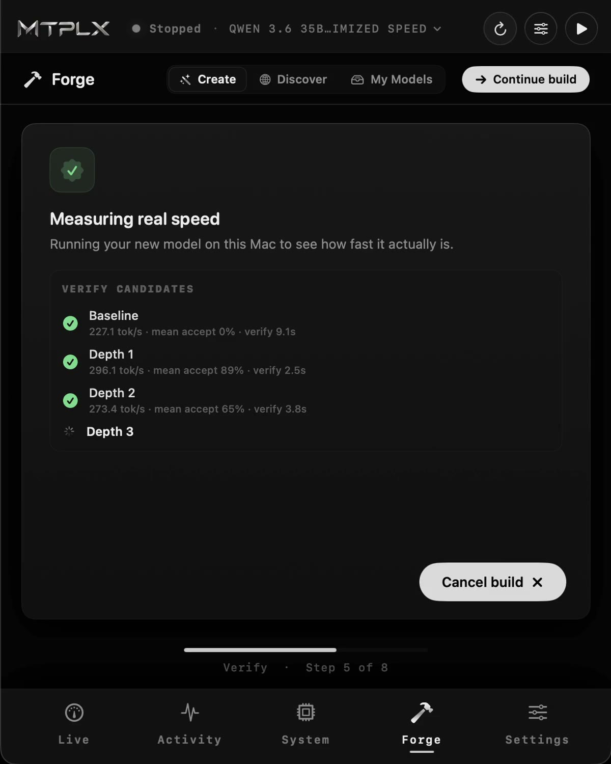 https://github.com/youssofal/MTPLX/blob/HEAD/Forge verifying a freshly built MTP model
